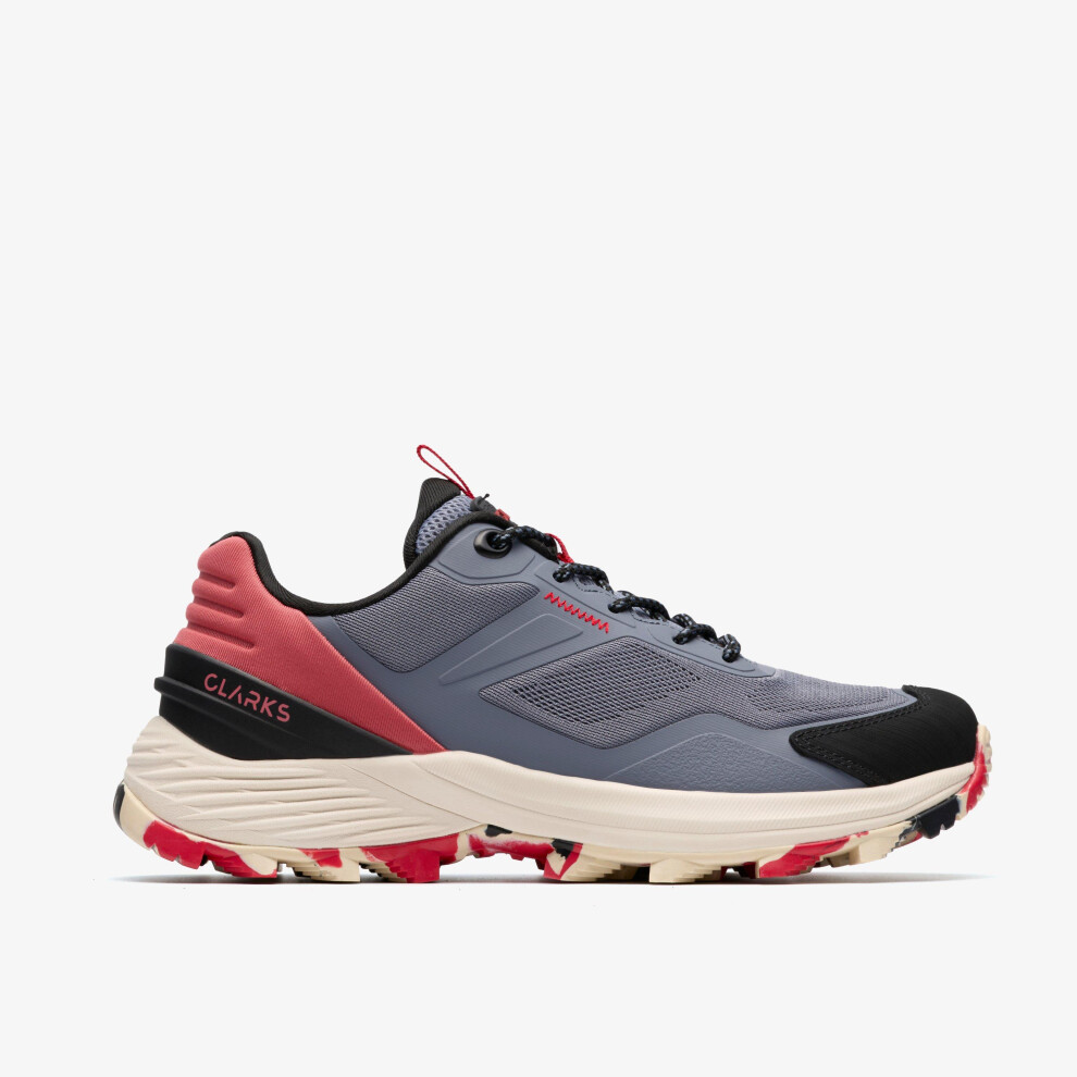Clarks (Standard, 3 (Adults')) Laila Trail Blue Combi