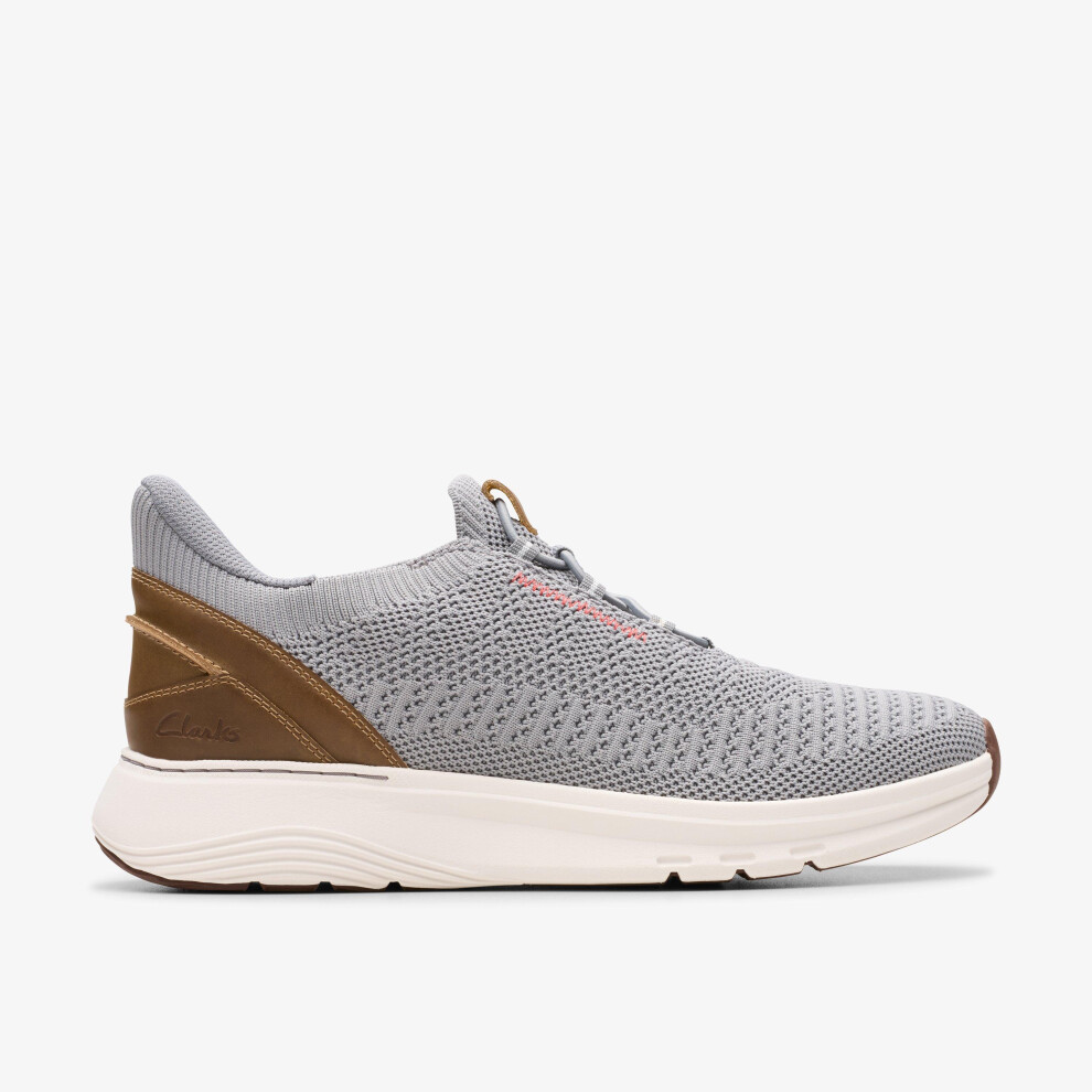 Clarks (Standard, 8.5 (Adults')) Motion Trek Lo Grey Knit