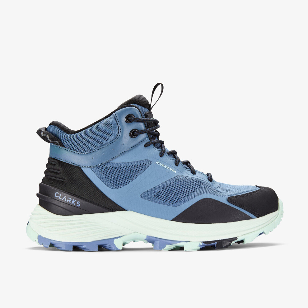 Clarks (Standard, Not Specified) Laila Hi Wp Navy Combi