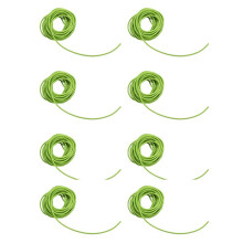 8pcs 32 Feet 5mm Natural Latex Rubber Tube Tubing Replacement Band 10M