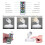Wireless Spot Lights Battery Operated Accent Lights Indoor Dimmable LED Spotlight Anywhere Rotatable Wall Light(8 Pack) 2