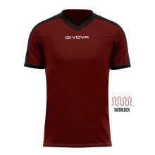 Maillot - GIVOVA - Revolution - granada/black - S - 100% polyester - Respirant