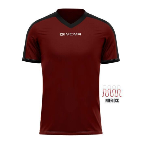 Maillot - GIVOVA - Revolution - granada/black - S - 100% polyester - Respirant