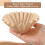 400 Stück 1-4 Tassen Kaffeefilter Kleine Kaffeepapierfilter Einweg-Korbfilter 6