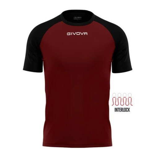 Maillot enfant - GIVOVA - Capo - granada/black - Interlock 100% polyester - Respirant