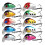 10 Stück Angelköder Arten von Elritze Fisch Barsch Tackle Haken Crankbaits Köder 5