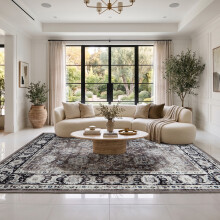(240 x 320 cm (8 ft x 10 ft 6 in) _ Extra Large Rugs Carpets For Living Room Bedroom Indoor Outdoor R, Harmony) Extra Large Traditional Rugs Modern Carpet Doormat