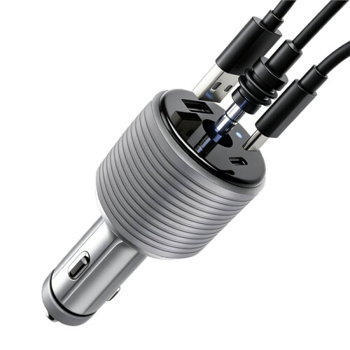 For Star  Cigarette Lighter 12V/24V  Boost Converter to 30V with Dual USB Interfaces 3in1 Design