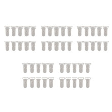 50 Pcs Bébé Enfants T-Forme En Plastique Sucette Clips Sucette Dummy Style Porte-Badge Blanc