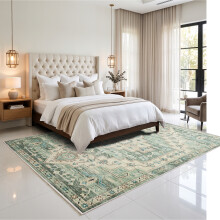 (160 x 230 cm (5 ft 2 in x 7 ft 2 in)- Large Rugs/Carpets, Olive Green Traditional) Extra Large Traditional Rugs Modern Carpet Doormat