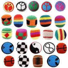 24-Teiliges Handgefertigtes Footbag-Set für Fußball, Basketball, Baseball, Hackys und Andere Sportarten mit Anti--Design für Indoor- und