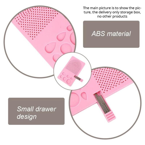 Guide Quilling Board Portable Quilling Knitting Board Paper Grid Guide Winding Disc with Pins Storage Box 2