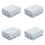 4X IP65 Waterproof Junction Box ABS Plastic Dustproof Universal Electrical Enclosure Outdoor & Indoor Project Box 1