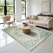 (120 x 170 cm (4 ft x 4 ft 9 in)- Small Area Rug/Carpet, Olive Green Traditional) Extra Large Traditional Rugs Modern Carpet Doormat
