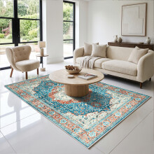 (120 x 170 cm (4 ft x 4 ft 9 in)- Small Area Rug/Carpet, Blue Traditional) Extra Large Traditional Rugs Modern Carpet Doormat