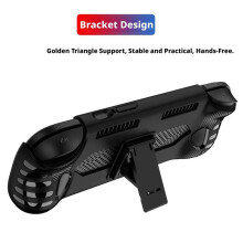 Protective Case TPU Bracket Handheld Console Shockproof Anti-Scratch Soft TPU Protection Cover for AYN ODIN 3 Black