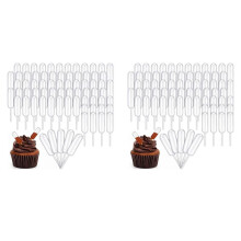 2000 Pièces 4 Ml Pipettes en Plastique Squeeze Transfer Dropper Pipettes de Transfert de Liquide Jetables