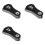 3X Engine Torque Strut Mount Rear Lower FB5Z-6068-D 3368 for  Explorer 3.5L  3.7L 2016-2019 Rubber 1