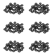 180 Pcs 2.5mm x 6.5mm x 2mm Joints Toriques en Caoutchouc pour La PĂŠChe Au Farfelu