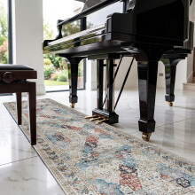 (60 x 220 cm (2ft x 7ft 7")- Runner Rugs, Coastal ) Extra Large Traditional Rugs Modern Carpet Doormat
