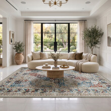 (240 x 320 cm (8 ft x 10 ft 6 in) _ Extra Large Rugs Carpets For Living Room Bedroom Indoor Outdoor R, Coastal ) Extra Large Traditional Rugs Modern Carpet Doormat
