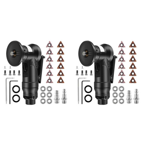 2X Pneumatic Chamfering Tool, 45 Degree Metal Deburring Trimming Chamfering Machine 1
