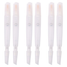 Set mit 6 Leeren NachfüLl Farbmarkern, NachfüLlbare Farbstifte mit Zwei Enden, Leerer, NachfüLlbarer für Malen, FüLlen