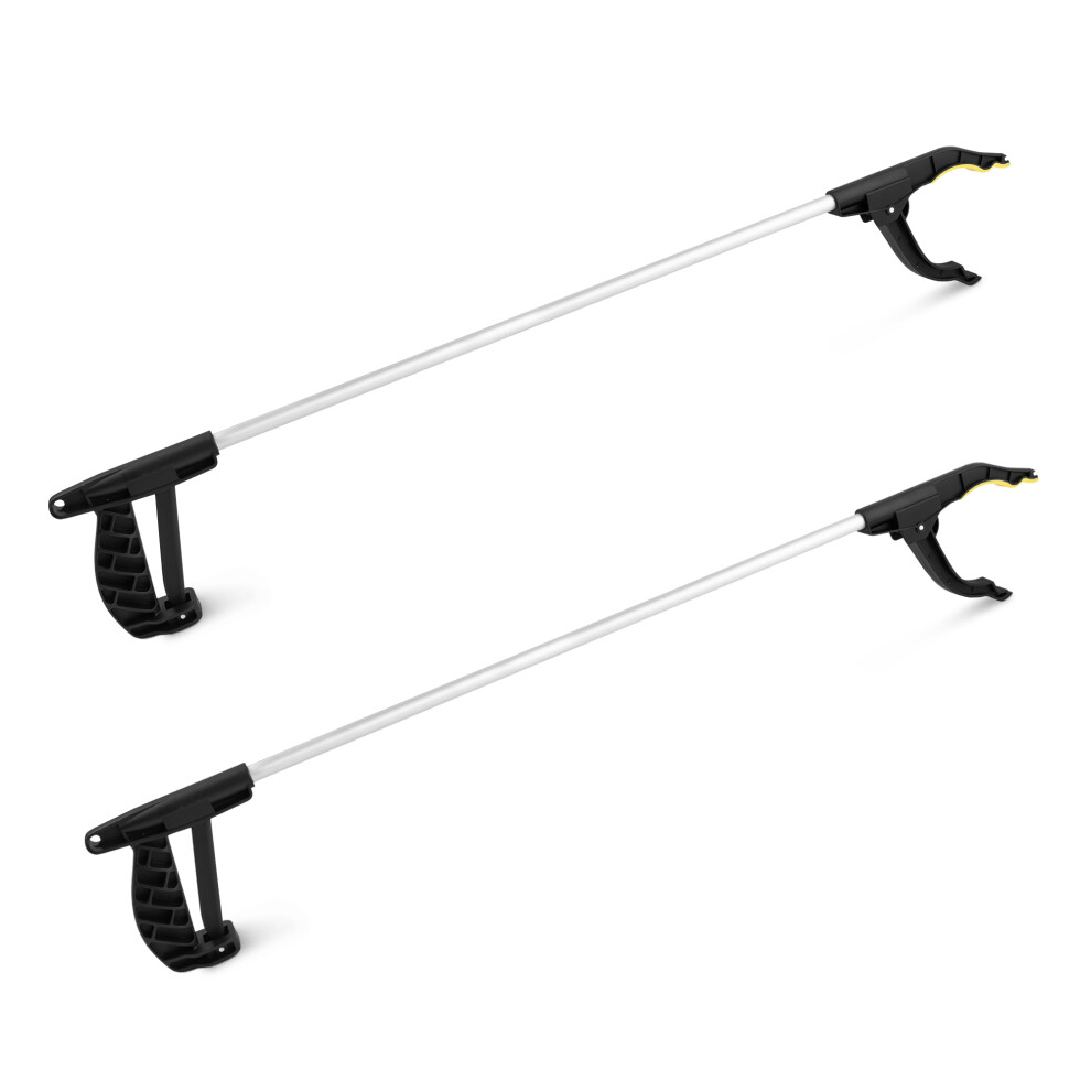Keplin 2 Pack Litter Picker Ergonomic Long Reach Handle 30 Inch (75Cm) Garden Tool