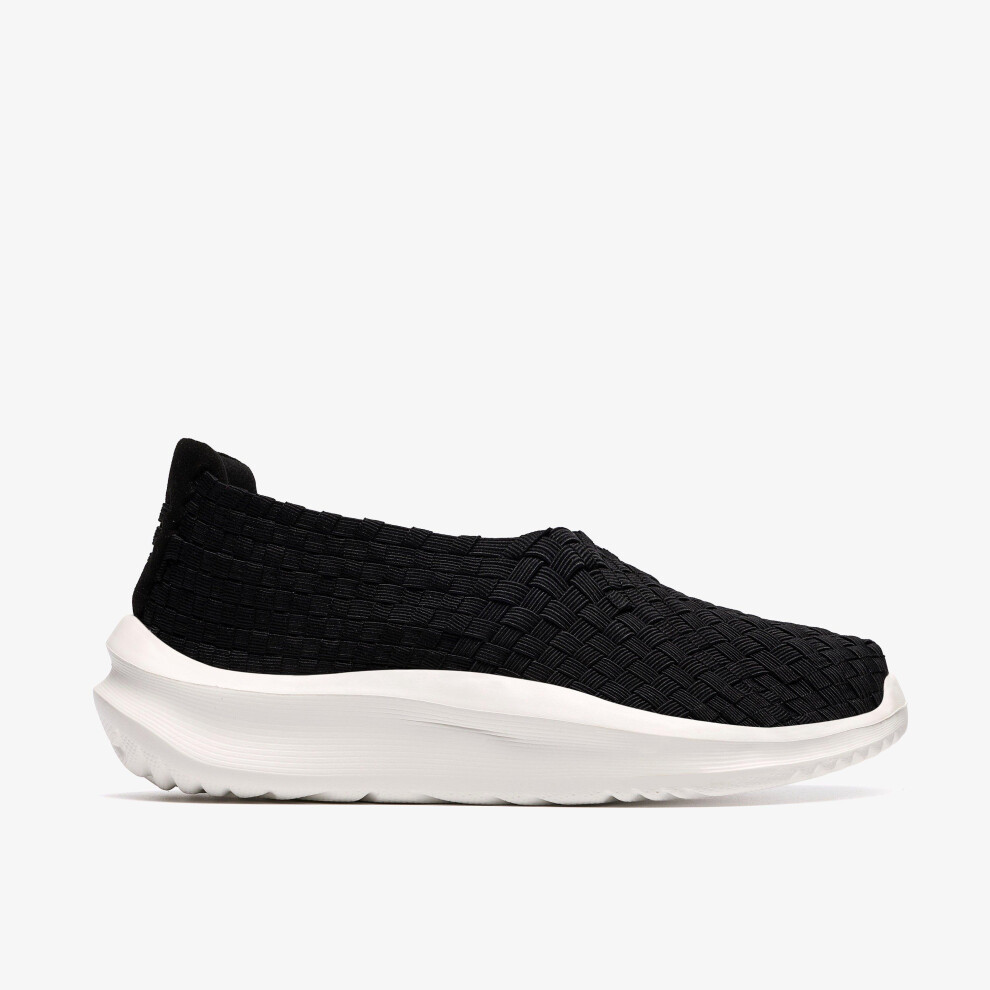 Clarks (Standard, 4 (Adults')) Solevana Weave Black