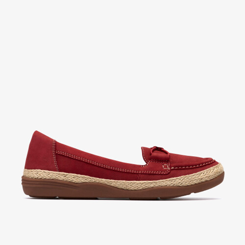 Clarks Elaina Milly Red Nubuck