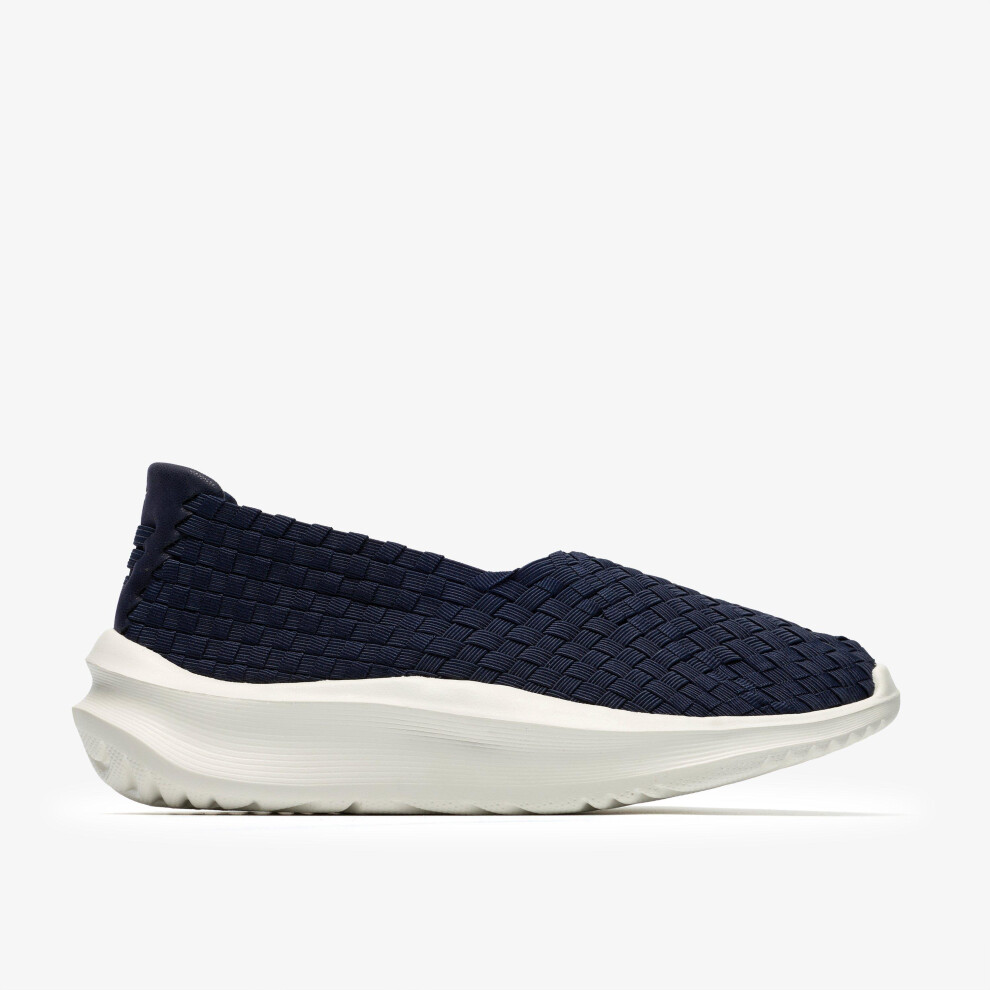 Clarks (Standard, 7 (Adults')) Solevana Weave Navy