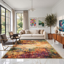 (200 x 290 cm (6 ft 5 in x 9 ft 5in)- Extra Large Rugs/Carpets, Vibrant) Extra Large Traditional Rugs Modern Carpet Doormat