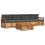 VidaXL vidaXL Outdoor-Sofagarnitur 5 stk. Natur und Anthrazit 2