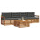 VidaXL vidaXL Outdoor-Sofagarnitur 5 stk. Natur und Anthrazit 3