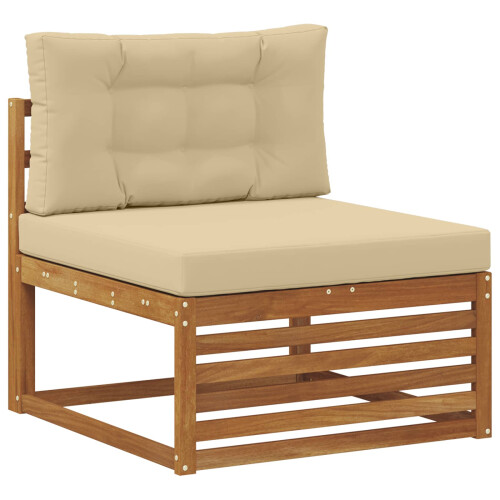 VidaXL vidaXL Outdoor-Sofagarnitur 8 stk. Natur und Beige 1