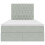 VidaXL vidaXL LED-Speicherbett mit Matratze Hellgrau 120 x 200 cm Samt 8