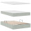 VidaXL vidaXL LED-Speicherbett mit Matratze Hellgrau 120 x 200 cm Samt 9