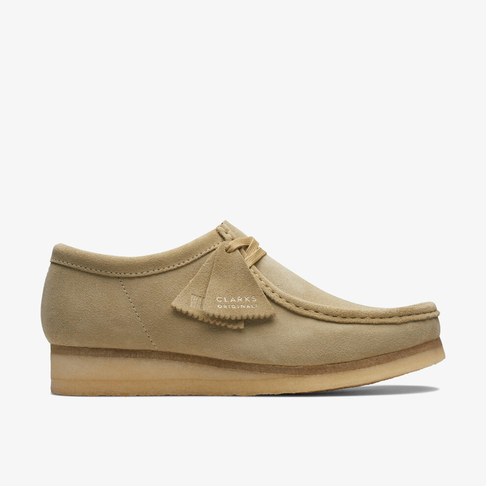 Clarks (Standard, 8.5 (Adults')) Wallabee Maple Suede