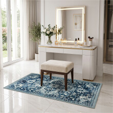 (60 x 110 cm (2 ft x 3 ft 7 in)- Large Door Mat/Bath Mat, Tranquil) Extra Large Traditional Rugs Modern Carpet Doormat