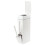 Bathroom Crevice Trash Can Space Saving Compressed Trash Can with Toilet Brush Narrow Trash Can Garbage Container 1