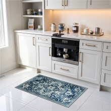 (40 x 60 cm (1 ft 3 in x 1 ft 9 in)- Small Door Mat/Bath Mat, Tranquil) Extra Large Traditional Rugs Modern Carpet Doormat