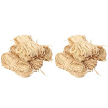 12Pcs Natural Raffia Paper Ribbon for Florist Bouquets Decoration Crafts Christmas Raffia Gift Wrap Ribbon