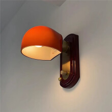 Apliques de Pared LED Franceses, Lámparas de Mesita de Noche, Apliques de Pared Vintage con Pantalla de Cristal, Apliques de Tocador Retro
