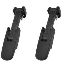 2X Svart Motorhuv Frigöringsstång Lås Spärr för Chevy - H2 Kodiak - TopKick 2003-2009