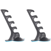 Rod Holder Fishing Rod Rack with Suction Cup Wall Adsorbed Car Boxes Functional Install Load Parts