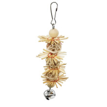 4x Rattan Balls Pet Bird Toy Bird Interactive Bite Chew Toys for Parakeet Cage Accessories Bird Playing Toys