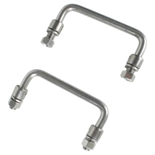 304 Stainless Steel Folding Handle 90 Degree Folding Pull Handle,Cabinet Handle Toolbox Handle,2 Pa