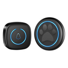Wireless Doorbell for Cats & Dogs 300M Range 60 Songs High Volume Waterproof Smart Home Training Be