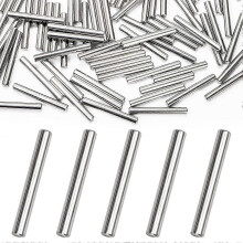 100pcs Stainless Steel Dowels, 5mm X 40mm Shelf Bracket Dowels for Cabinet Shelves Furniture