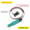 1PCS MSOP8 Chip Programming Burner Cable with PCB Test Fixture and Download 5
